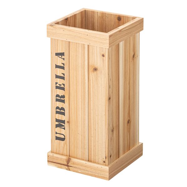 傘立て アンブレラスタンド 約幅21.5×奥行21.5×高さ44cm ナチュラル 完成品 玄関 入口 エントランス 店舗 オフィス【メーカー直送】代引き・銀行振込前払い不可・同梱不可