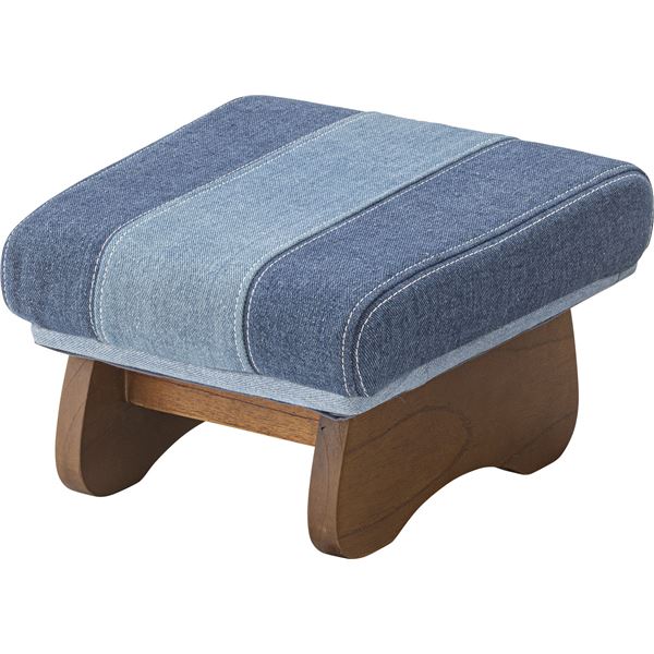 正座椅子 S 約幅30×奥行30×高さ19cm デニムブルー 木製 正座イス 完成品 リビング ダイニング インテリア家具 |b04の通販は 5,218円