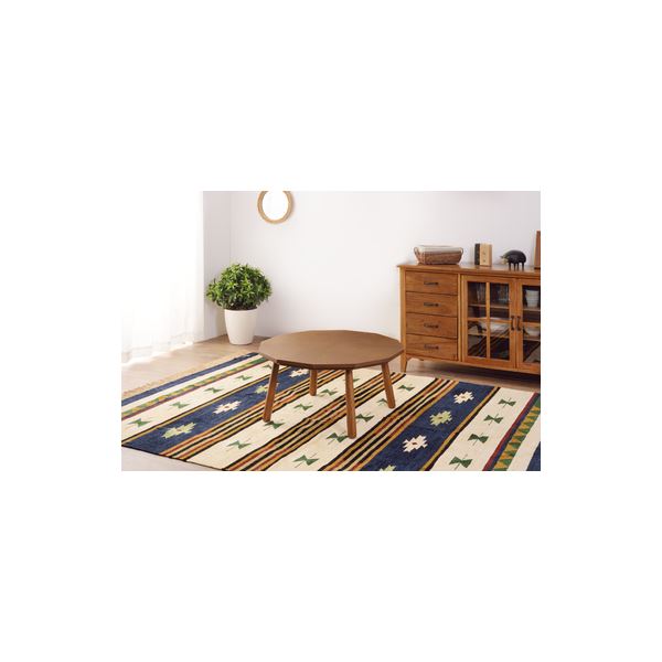 こたつ 約幅90cm ナチュラル 天然木 ラバーウッド こたつテーブル