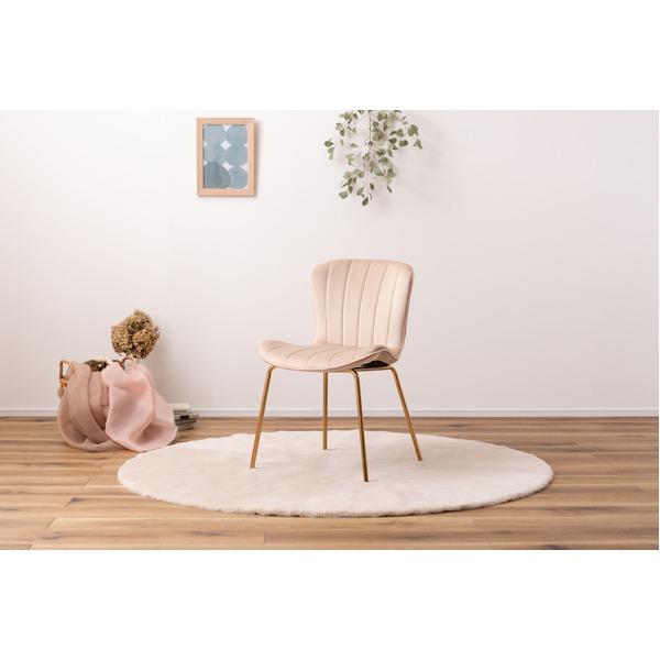 ダイニングチェア パーソナルチェア 幅49cm ベージュ 2脚セット 木製 Coling コリング リビング 在宅ワーク 店舗 インテリア家具 ダイニングチェア パーソナルチェア 幅49cm ベージュ 2脚セット 木製