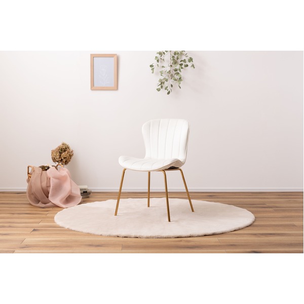 ダイニングチェア パーソナルチェア 幅47cm ホワイト 木製 オイル仕上げ 軽量 屋外 室外 アウトドア ベランダ デッキ バルコニー(代引不可) パーソナルチェア リビングチェア 幅47cm ホワイト 4脚セット リビング