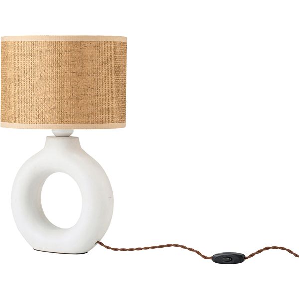 テーブルライト ホワイト 約φ25×H42.5cm（コード長：1.5m） 組立式 |b04