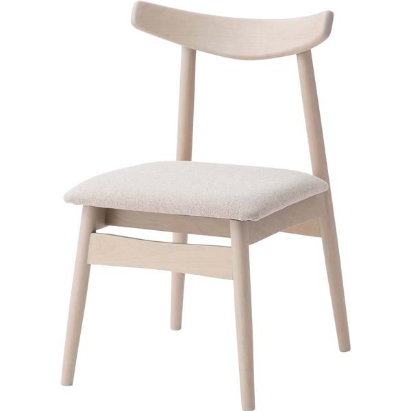 ダイニングチェア ベージュ （約W49×D53×H80×SH44cm） 完成品