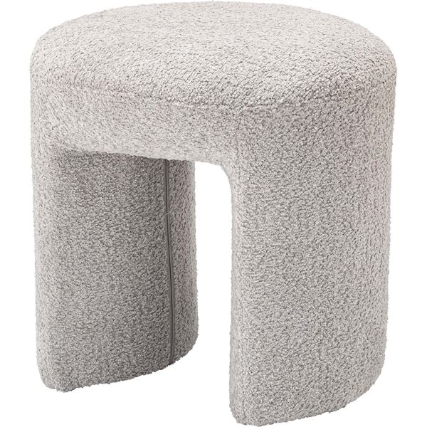 スツール グレー （約W47×D47×H46cm） 完成品【メーカー直送】代引き・銀行振込前払い不可・同梱不可