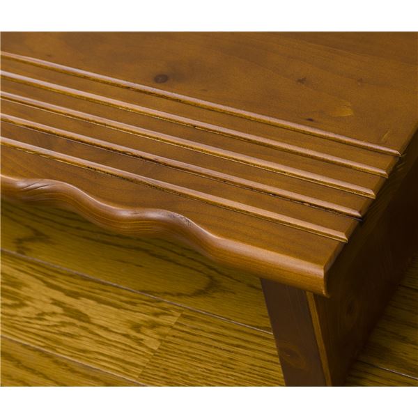 天然木玄関台(踏み台/ステップ) 幅60cm アジャスター付き (完成品) |b04