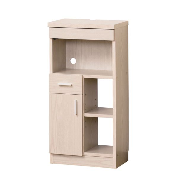 【新品・送料無料】【完成品】NEWルーター収納40 (白木目) (ブラウン) NEWルーター収納 約幅40cm 白木目 完成品