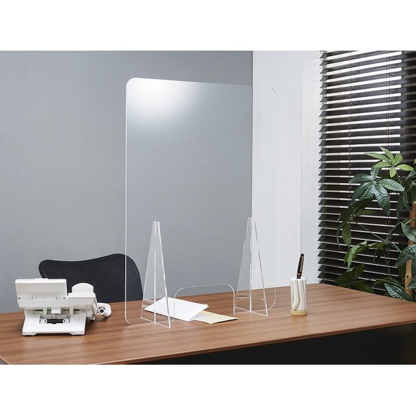 飛沫防止 アクリル パーテーション 幅45cm 衝立 パーティション スクリーン パネル 飛沫対策 飛散対策 飛散防止対策 |b04の通販は