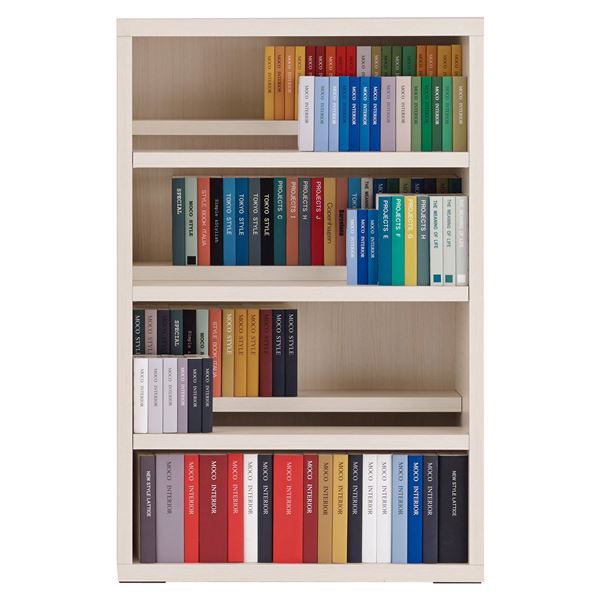 フナモコ コミックシェルフ ロータイプ (幅75×114cm) ホワイトウッド CBS-76L |b04 その他収納家具