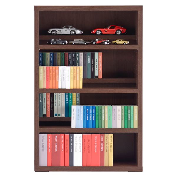 フナモコ コミックシェルフ ロータイプ (幅75×114cm) レベッカオーク CBR-76L |b04