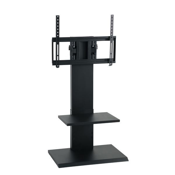 壁掛け風アングルテレビ台 ロータイプ ブラック (組立品) |b04の通販は 23,119円