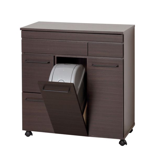 ダイニング ダストボックス2D ブラウン 〔完成品〕〔代引不可〕〔代引不可〕 ダイニング ダストボックス2D ブラウン 〔完成品〕〔代引不可〕(代引不可)