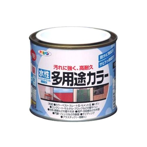 水性多用途カラー 白 1/5L【5個セット】【代引不可】【メーカー直送】代引き・銀行振込前払い不可・同梱不可