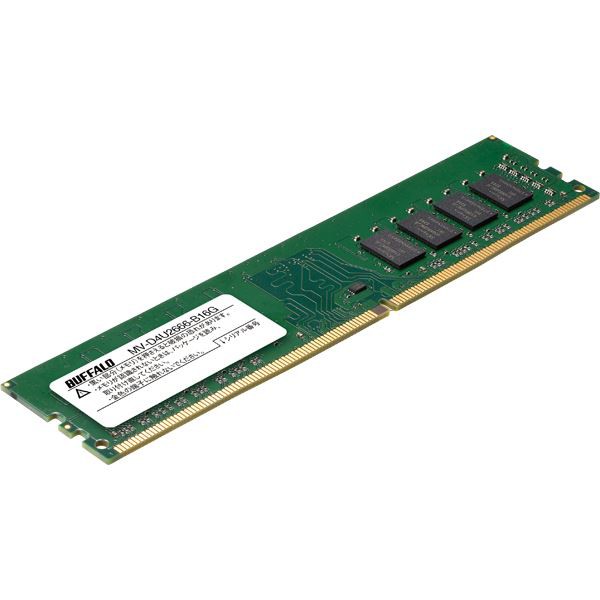 バッファロー PC4-2666対応 288ピン DDR4 U-DIMM 16GB MV-D4U2666-B16G |b04