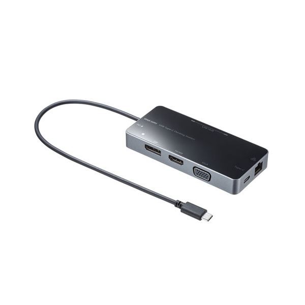 サンワサプライ USB Type-C ドッキングステーション USB-DKM2BK |b04の通販は