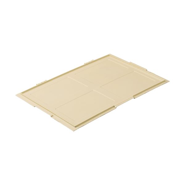 （まとめ） TANOSEE 折りたたみコンテナフタのみ 75L用 アイボリー 1枚 (×5セット) |b04の通販は
