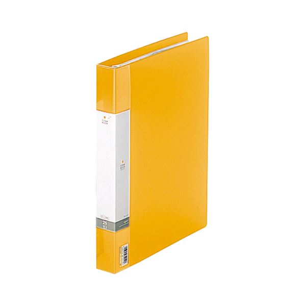 (まとめ) リヒトラブ リクエスト クリヤーブック(クリアブック)(ポケット交換タイプ) A4タテ 30穴 25ポケット付属 背幅35mm 黄 G3802-5 1冊 (×5セット) |b04 6,076円