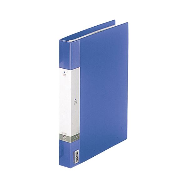 (まとめ) リヒトラブ リクエスト クリヤーブック(クリアブック)(ポケット交換タイプ) A4タテ 30穴 25ポケット付属 背幅35mm 青 G3802-8 1冊 (×5セット) |b04の通販は