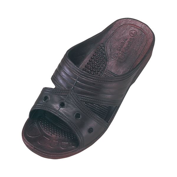 (まとめ) オーミケンシ 業務用フィッティングサンダル L ダークワイン 1足 (×5セット) |b04の通販は