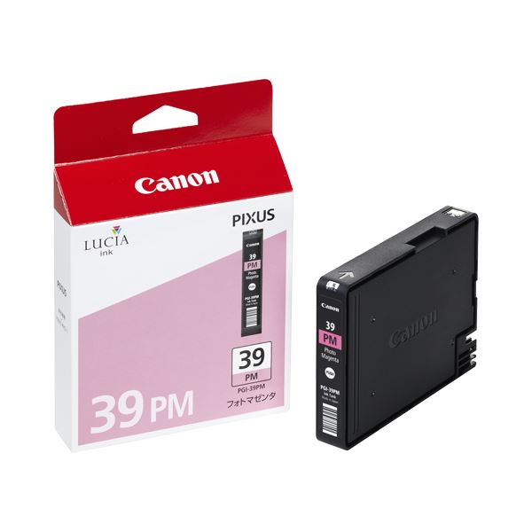 （まとめ） キヤノン Canon インクタンク PGI-39PM フォトマゼンタ 4865B001 1個 (×3セット) |b04