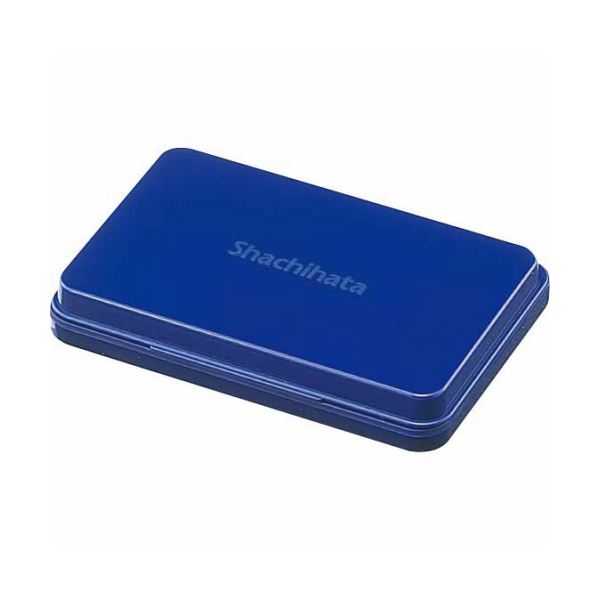 (まとめ) シヤチハタ スタンプ台 中形 藍色 HGN-2-B 1個 (×5セット) |b04の通販は 5,105円