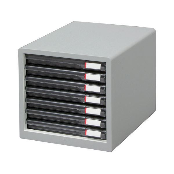 （まとめ） アイリスオーヤマ レターケース A4 スリム7段 L-7SRライトグレー 1台 (×2セット) |b04 12,612円