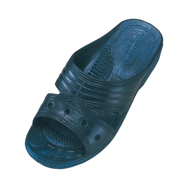 (まとめ) オーミケンシ 業務用フィッティングサンダル M ダークブルー 1足 (×5セット) |b04の通販は