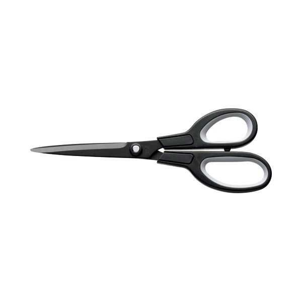 （まとめ） TANOSEE フッ素はさみ 刃渡り85mm ブラック 1本 (×5セット) |b04の通販は