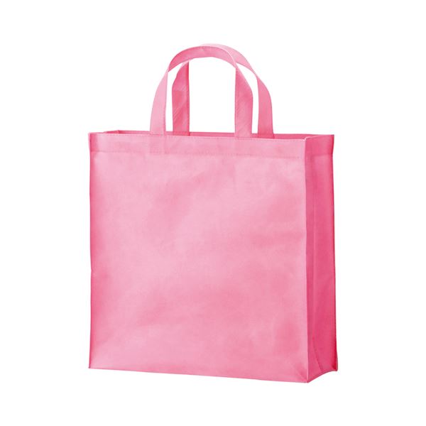 （まとめ） TANOSEE 不織布バッグ 小 ヨコ320×タテ330×マチ幅110mm ピンク 1パック（10枚） (×4セット) |b04の通販は 7,113円