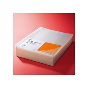 （まとめ） TANOSEE クリヤーポケット（クリアポケット） A4タテ 2・4・30穴 1セット（1000枚：100枚×10パック） (×2セット) |b04