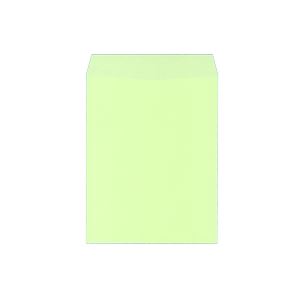 （まとめ） キングコーポレーション カラークラフト封筒 角3 85g／m2 〒枠なし ウグイス K3C85UG 1パック（100枚） (×4セット) |b04の通販は