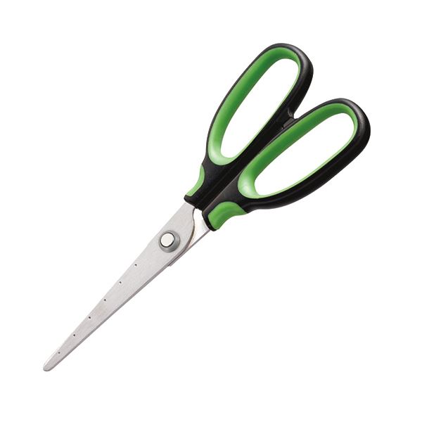 （まとめ） TANOSEE はさみ 刃先先丸 刃渡り65mm グリーン 1セット（10本） (×2セット) |b04の通販は