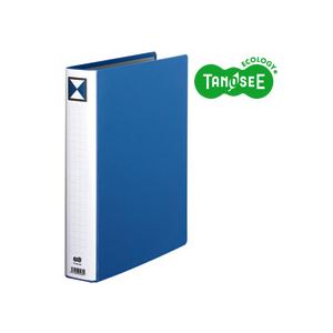 （まとめ）TANOSEE 両開きパイプ式ファイル A4タテ 40mmとじ 青 10冊 |b04の通販は 7,525円