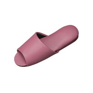 (まとめ)抗菌ビニールレザー調スリッパ(前開き) ライラック 30足 |b04の通販は