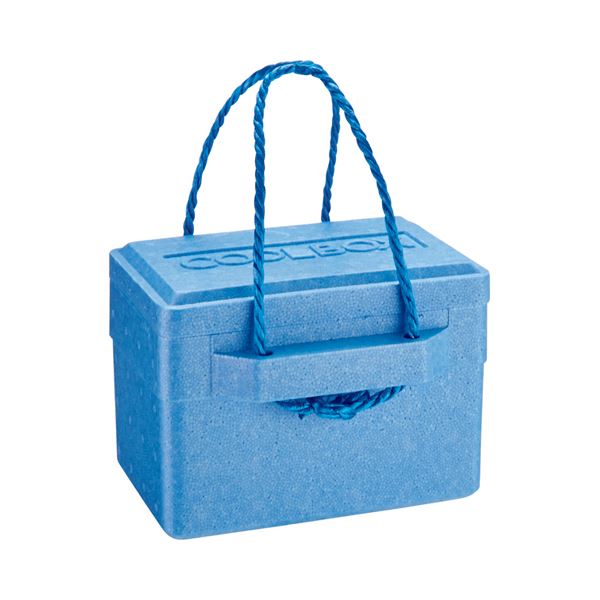 (まとめ) 石山 発泡クールボックス 5.6L ブルー TI-60P 1個 (×5セット) |b04