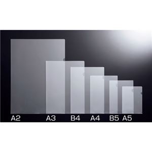 （まとめ） TANOSEE 再生クリアホルダー B5 クリア 1パック（10枚） (×40セット) |b04の通販は