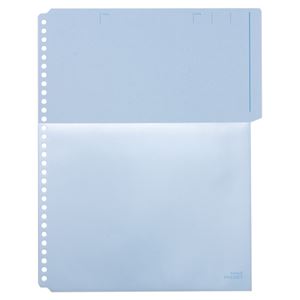 (まとめ) キングジム ハーフポケット A4タテ 30穴 青 103HP 1パック(10枚) (×15セット) |b04の通販は