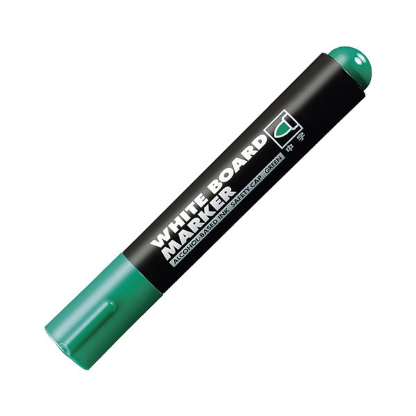 (まとめ) コクヨ ホワイトボード用マーカーペン 中字 緑 業務用パック PM-B102NG 1箱(10本) (×5セット) |b04