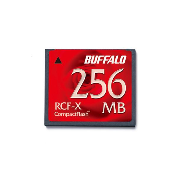 (まとめ) バッファロー コンパクトフラッシュ 256MB RCF-X256MY 1枚 (×2セット) |b04