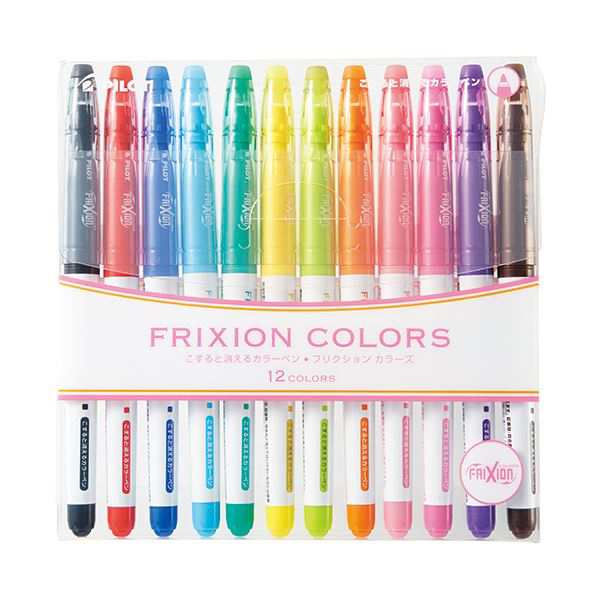 （まとめ） パイロット フリクションカラーズ0.6mm 12色セット（各色1本） SFC-120M-12C 1パック (×5セット) |b04の通販は
