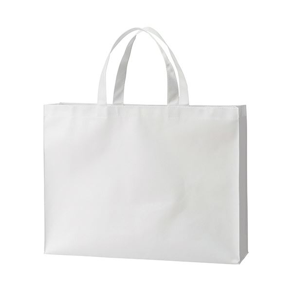 （まとめ） TANOSEE 不織布バッグ 大ヨコ530×タテ400×マチ幅120mm ホワイト 1パック（10枚） (×3セット) |b04の通販は 7,734円