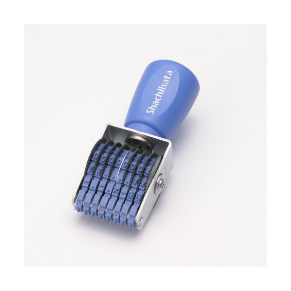 （まとめ） シヤチハタ 回転ゴム印 エルゴグリップ欧文8連 6号 ゴシック体 CF-86G 1個 (×3セット) |b04の通販は