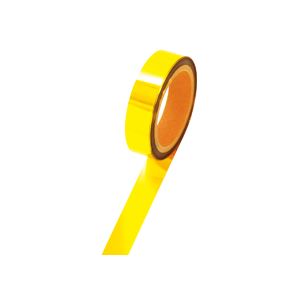 （まとめ） ササガワ メッキテープ幅25mm×長さ50m 金 40-4483 1巻 (×5セット) |b04の通販は