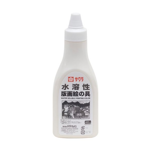 （まとめ） サクラクレパス 水溶性版画絵の具 しろ400g ポリチューブ入 AWH400PT#50 1本 (×5セット) |b04の通販は