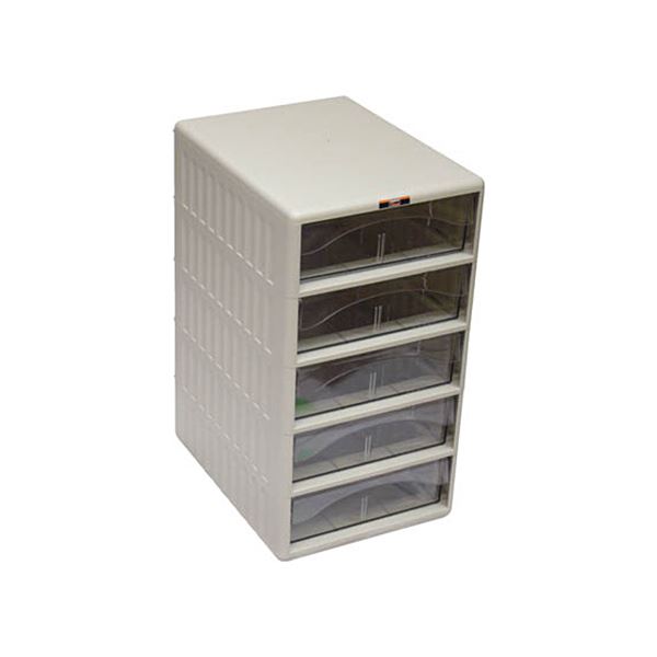 TRUSCO レターケース 引き出しA4 深型5段 TOA4-W5 1台 |b04の通販は