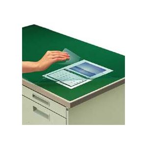 コクヨ デスクマット軟質（非転写）ダブル（下敷付） 1587×687mm グリーン マ-467NG 1枚 |b04の通販は 13,760円