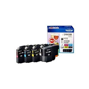 ブラザー インクカートリッジ お徳用4色 大容量 LC219/215-4PK 1箱(4個:各色1個) |b04の通販は