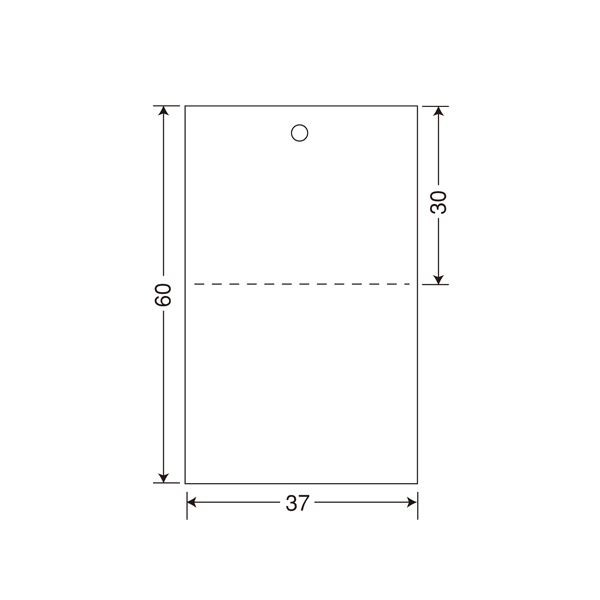 サトー タグ 標準 1号 プロパー60×37 544103451 1箱(20000枚:2000枚×10巻) |b04