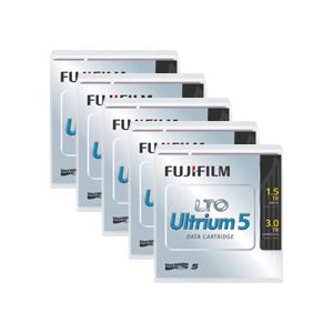 富士フイルム LTO Ultrium5データカートリッジ バーコードラベル(縦型)付 1.5TB LTO FB UL-5 OREDPX5T1パック(5巻) |b04の通販は
