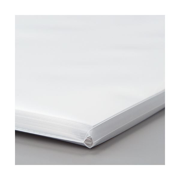 （まとめ）リヒトラブ リクエストクリヤーポケット(マチ付タイプ) A4タテ 2・4・30穴 G49190 1パック(10枚) (×20セット) |b04の通販は