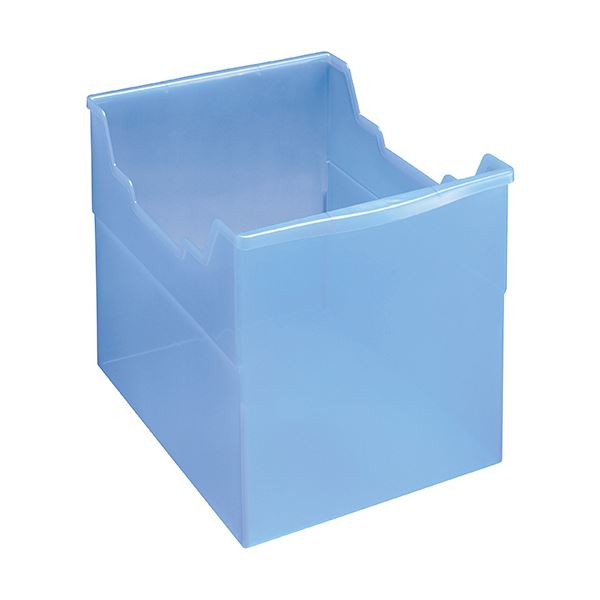 （まとめ）ライオン事務器 フリーボックス PP製A4ヨコ 背幅265mm 透明ブルー FB-235P 1個 (×5セット) |b04の通販は 5,168円